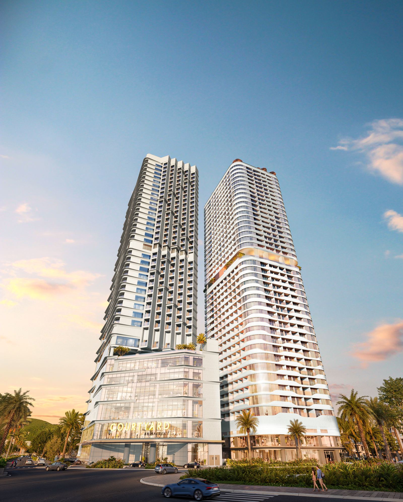 Q'Terra Quy Nhơn: Phân tích tháp đôi chung đế Marriott